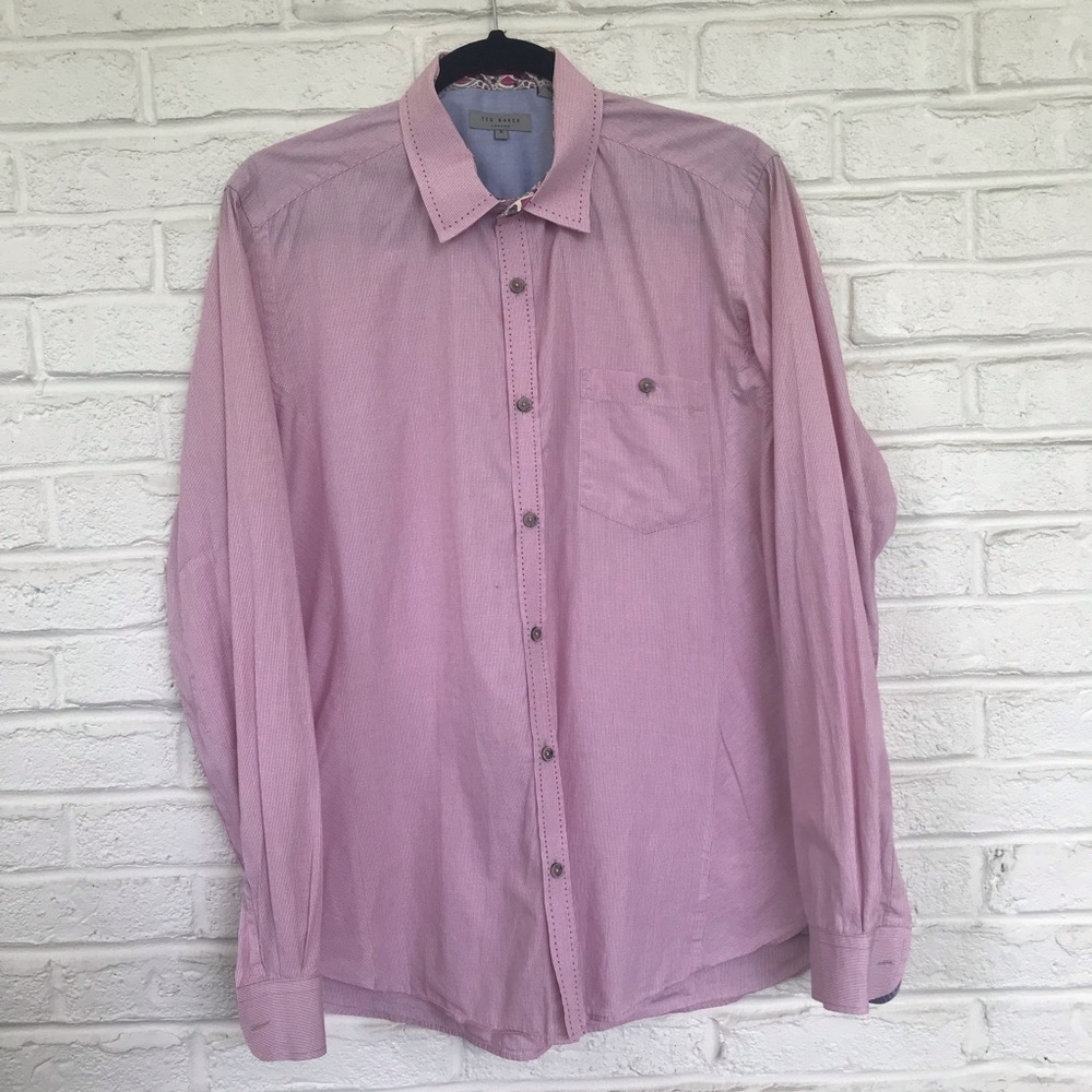 Ted Baker London Windowpane Check Button Down